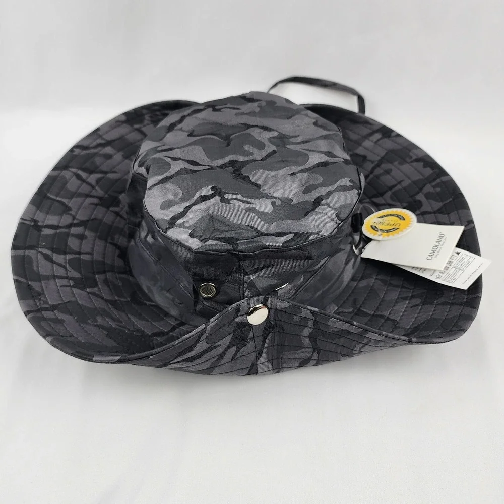 Camoland fishing bucket hat Camo Gray Breathable SPF 50 Fine Polyester Quick Dry